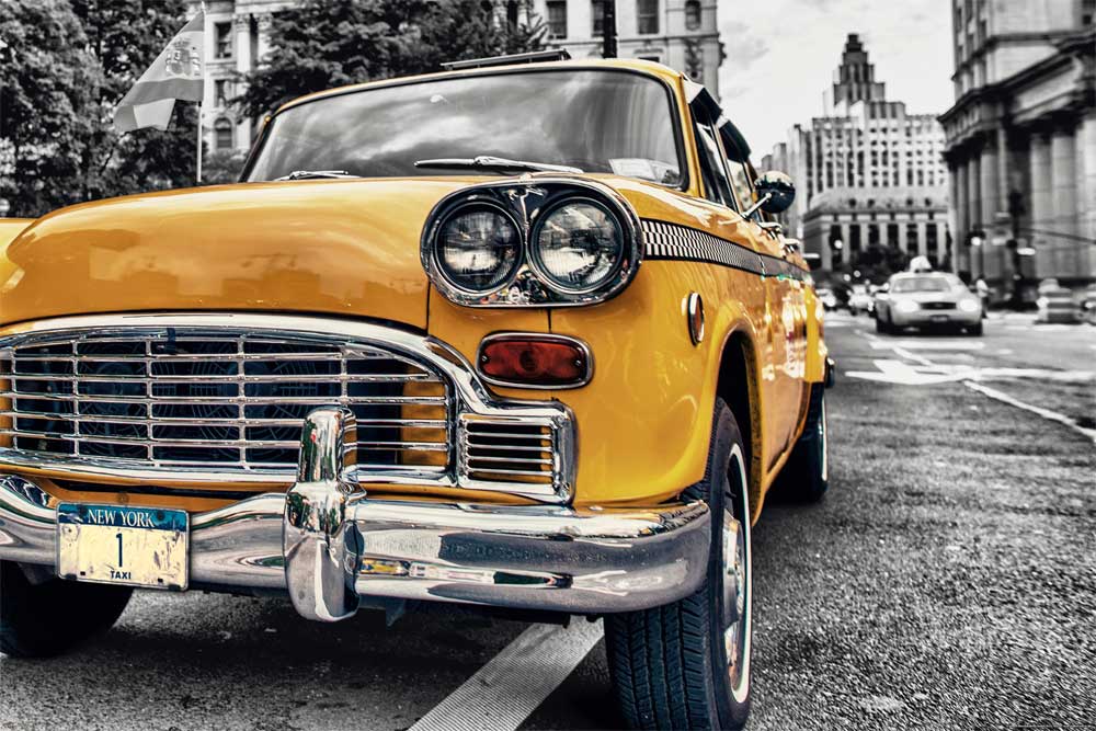 New York - Poster - Yellow Cab Colourlight