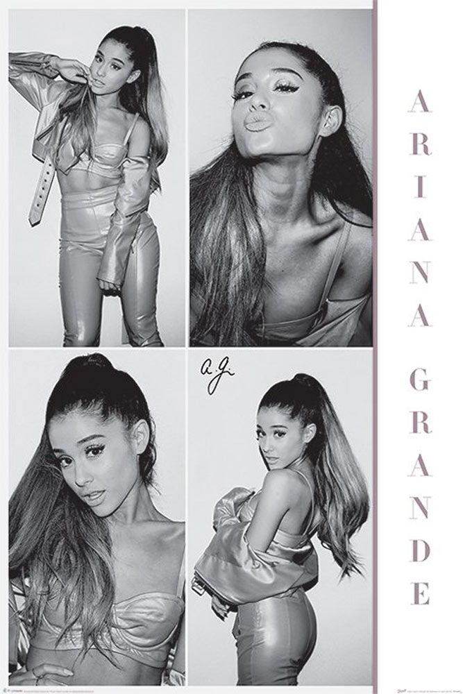 Ariana Grande - Poster - Black & White