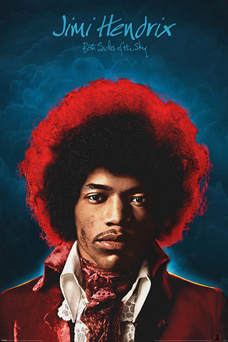 Jimi Hendrix - Poster - Portrait