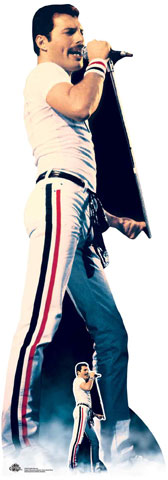 Freddie Mercury - Pappaufsteller - 1982 - Stage - Pappaufsteller