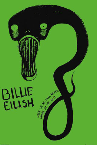 Billie Eilish - Poster - Ghoul