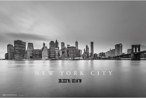New York - Poster - City Skyline