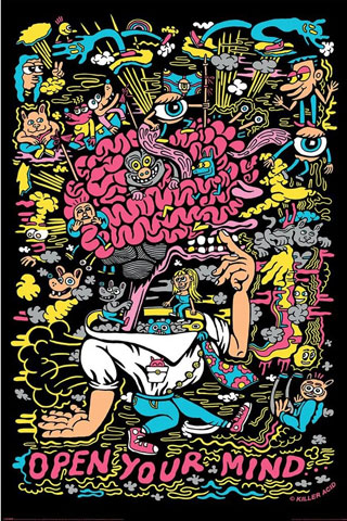 Killer Acid - Poster - Open Your Mind