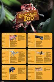 Poster - Erths Dinosaur Zoo