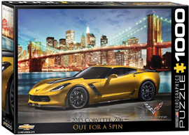 1000 Teile Puzzle Corvette Z 06 in New York