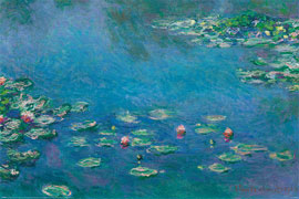 Monet, Claude Waterlillies