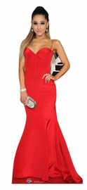 Grande, Ariana Red Dress - Pappaufsteller
